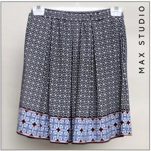 Max Studio Women's Pleated Skirt w/Pockets